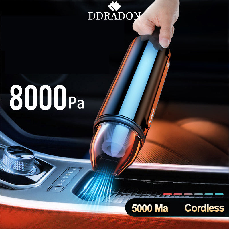 Wireless Rechargeable Car Vacuum Cleaner High-Power, Portable, & Compact