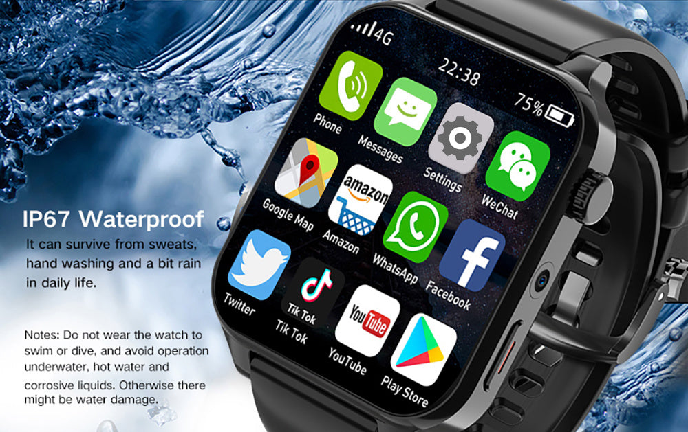 Large Screen Smartwatch Gaming, Photography, Offline Payment Capabilities